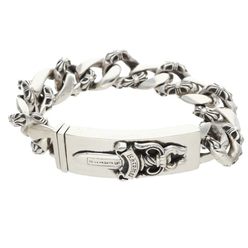 Chrome Hearts ID Dagger Fancy Link Bracelet Size ONE SIZE