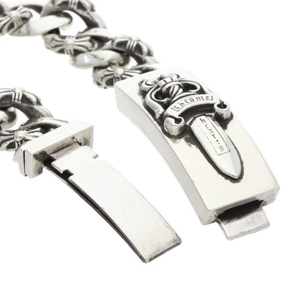 Chrome Hearts ID Dagger Fancy Link Bracelet Size ONE Silver