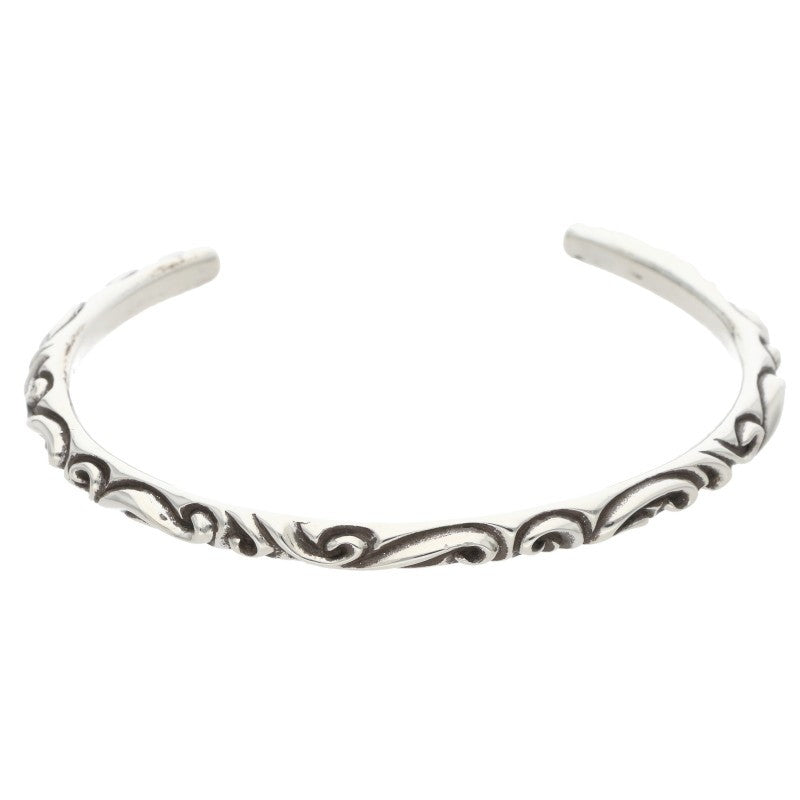 Chrome Hearts BANGLE SCROLL Sterling Silver Size ONE SIZE