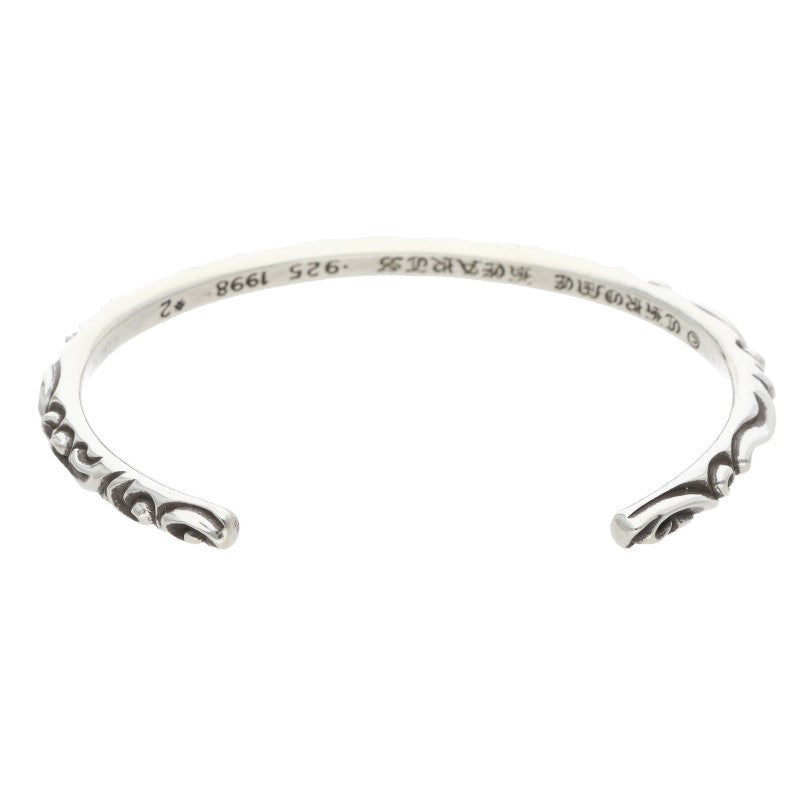 Chrome Hearts BANGLE SCROLL Sterling Silver Size ONE SIZE