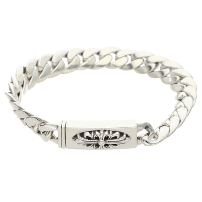 Chrome Hearts Baby ID Floral Silver Bracelet Size 24LINK
