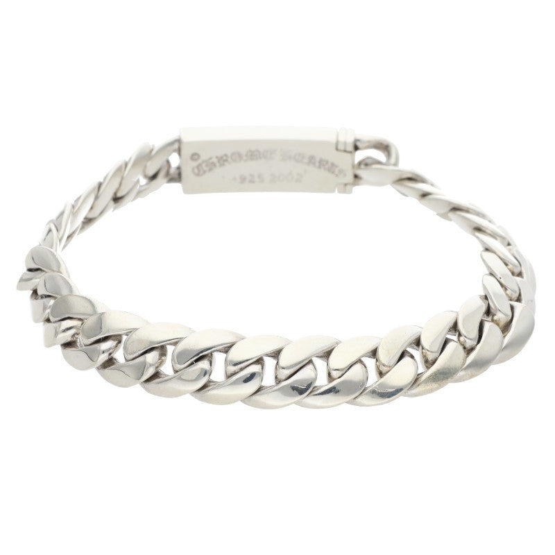 Chrome Hearts Baby ID Floral Silver Bracelet Size 24LINK