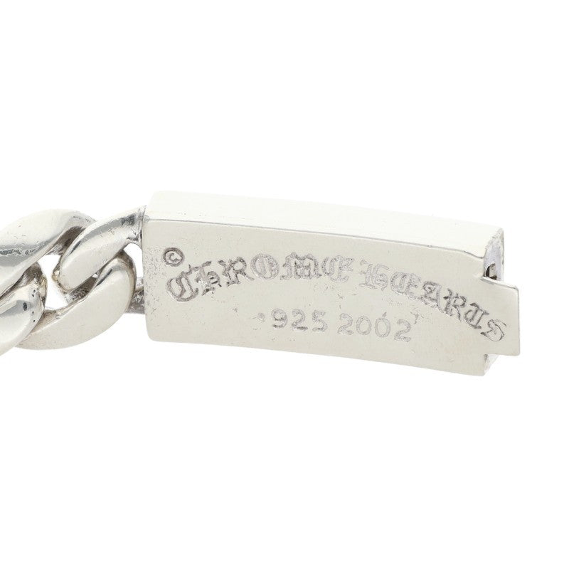 Chrome Hearts Baby ID Floral Silver Bracelet Size 24LINK