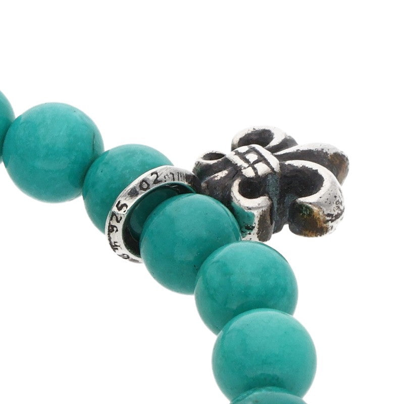 Chrome Hearts 6mm Bead Bracelet Turquoise Size ONE SIZE