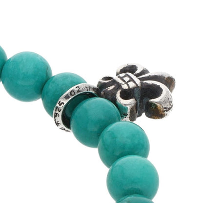 Chrome Hearts 6mm Bead Bracelet Turquoise Size ONE SIZE