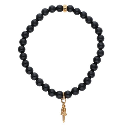 Chrome Hearts 22K Stack Dagger Black Size ONE SIZE