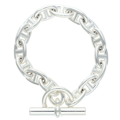 HERMES Chaine d'Ancre MM Silver Bracelet Size ONE SIZE