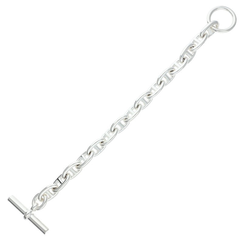 HERMES Chaine d'Ancre MM Silver Bracelet Size ONE SIZE