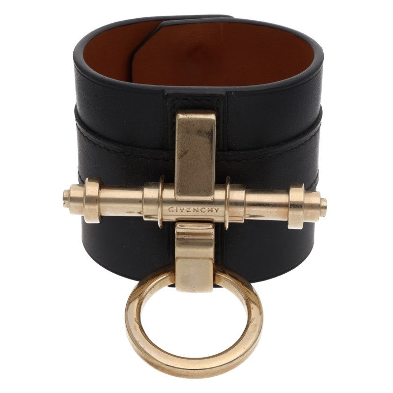 GIVENCHY Obsedia Leather Bangle Black Belt Size ONE SIZE