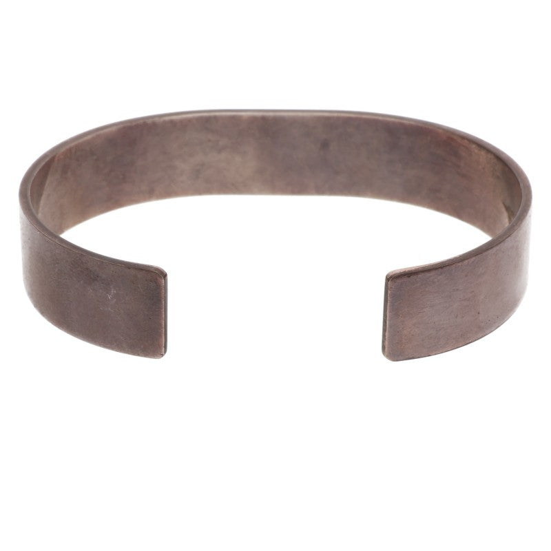 TADY & KING K18 Wolf Flat Bangle Silver Gold Belt Size M