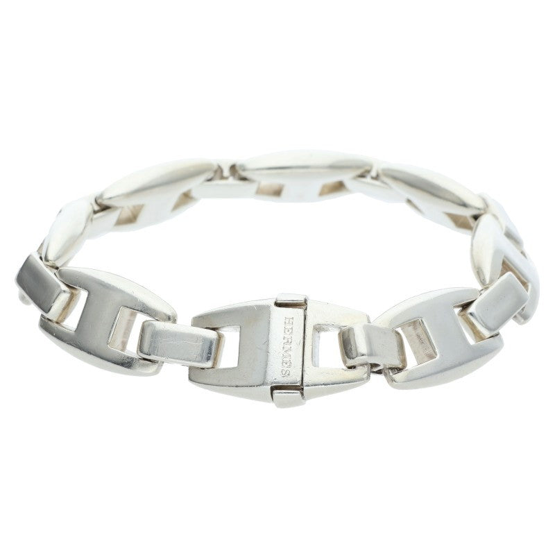 HERMES Cassiopeia Sterling Silver Bracelet Size ONE SIZE