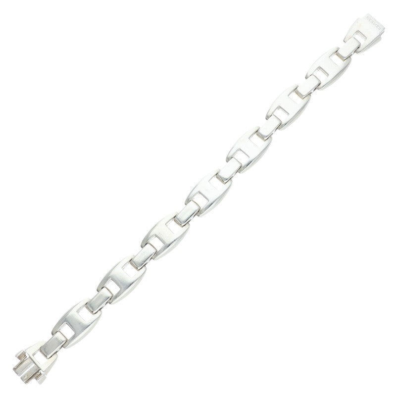 HERMES Cassiopeia Sterling Silver Bracelet Size ONE SIZE