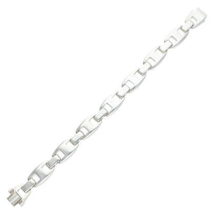 HERMES Cassiopeia Sterling Silver Bracelet Size ONE SIZE