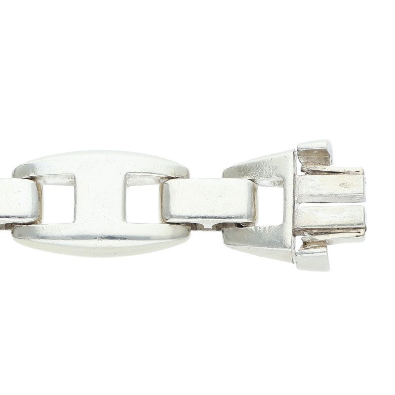 HERMES Cassiopeia Sterling Silver Bracelet Size ONE SIZE