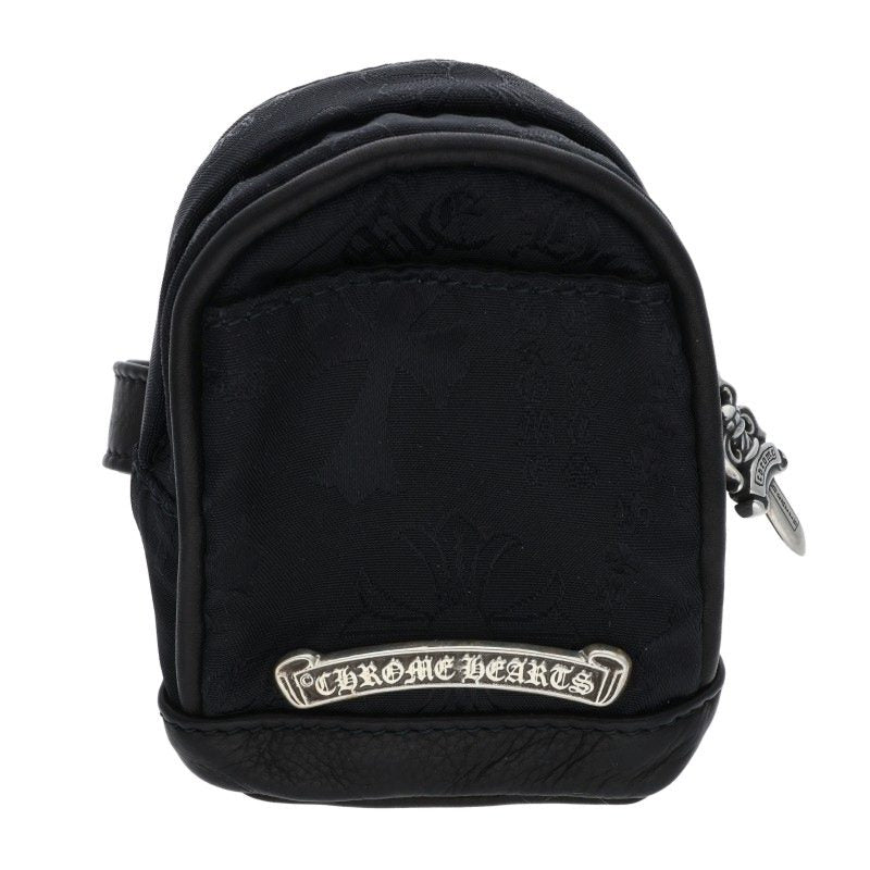 Chrome Hearts Nylon Leather Trim Backpack Size ONE SIZE