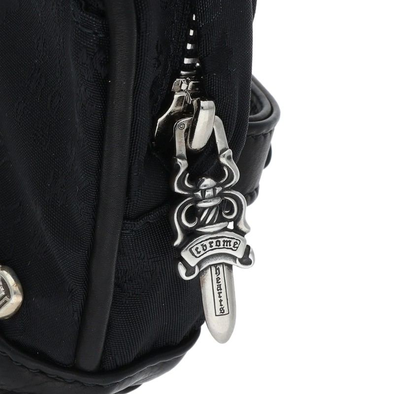 Chrome Hearts Nylon Leather Trim Backpack Size ONE SIZE