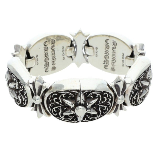 Chrome Hearts Tiny Oval Star Link Silver Size ONE SIZE
