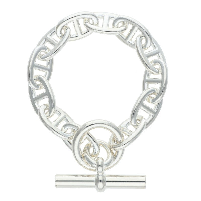 HERMES Chaine d'Ancre TGM Sterling Silver Size ONE SIZE