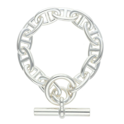 HERMES Chaine d'Ancre TGM Sterling Silver Size ONE SIZE