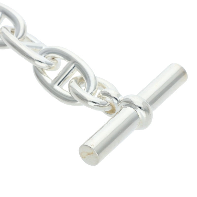 HERMES Chaine d'Ancre TGM Sterling Silver Size ONE SIZE