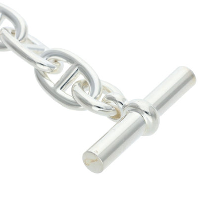 HERMES Chaine d'Ancre TGM Sterling Silver Size ONE SIZE