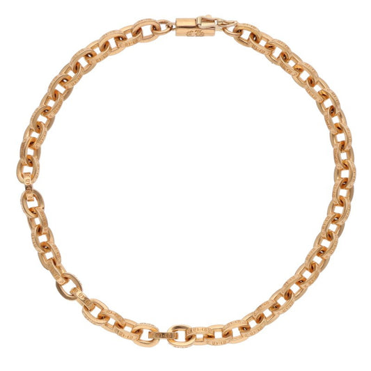 Chrome Hearts 22K Paper Chain Gold Bracelet Size ONE SIZE
