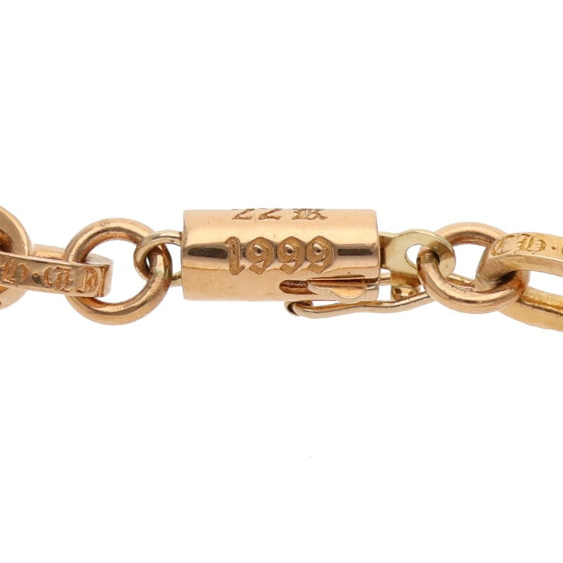 Chrome Hearts 22K Paper Chain Gold Bracelet
