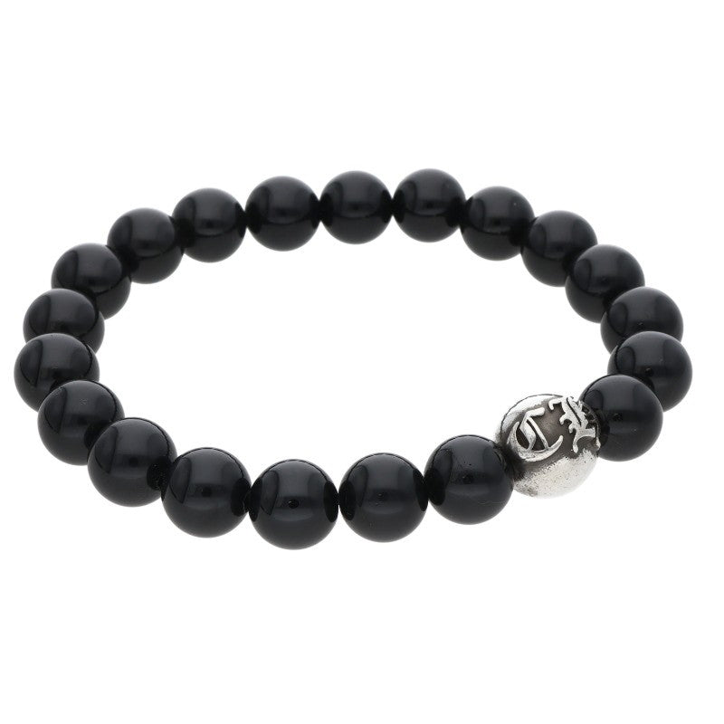 Chrome Hearts 10mm Onyx Bead Bracelet Size ONE SIZE