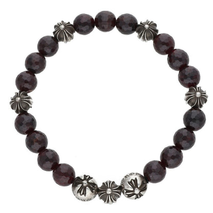 Chrome Hearts 8mm Garnet Bead Bracelet Size ONE SIZE