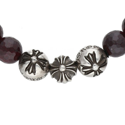 Chrome Hearts 8mm Garnet Bead Bracelet Size ONE SIZE