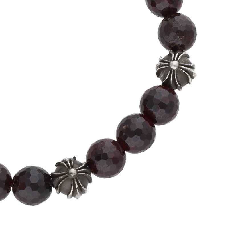 Chrome Hearts 8mm Garnet Bead Bracelet Size ONE SIZE