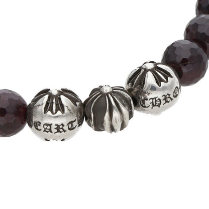 Chrome Hearts 8mm Garnet Bead Bracelet Size ONE SIZE