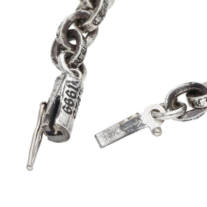 Chrome Hearts Paper Chain Silver Bracelet Size ONE SIZE