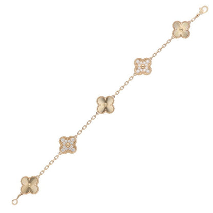 VANCLEEF & ARPELS 22K Vintage Alhambra Diamond Size ONE SIZE