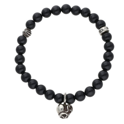 Chrome Hearts 6mm Heart Stack Charm Bead Size ONE SIZE