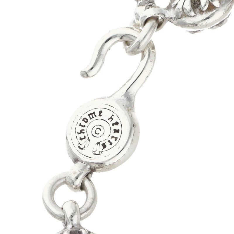 Chrome Hearts #2 Cross Ball Silver Bracelet Size ONE SIZE