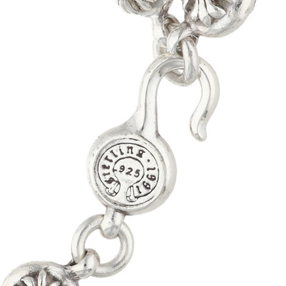Chrome Hearts #2 Cross Ball Silver Bracelet Size ONE SIZE