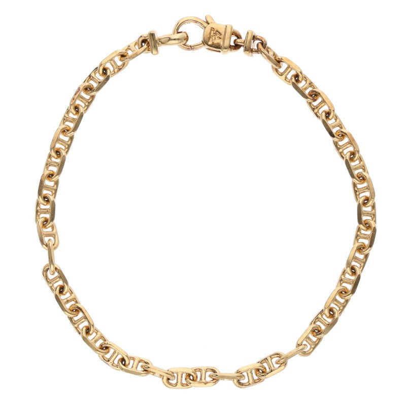 TOM WOOD Anker Gold Bracelet Size 7INCH
