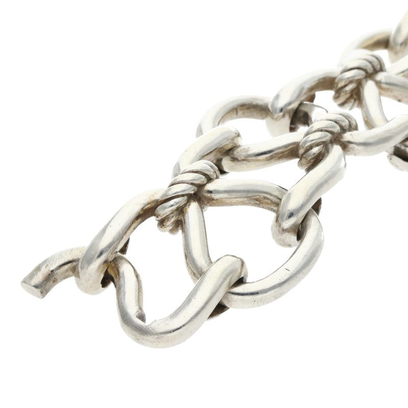 HERMES Arabesque Silver Bracelet Size ONE SIZE