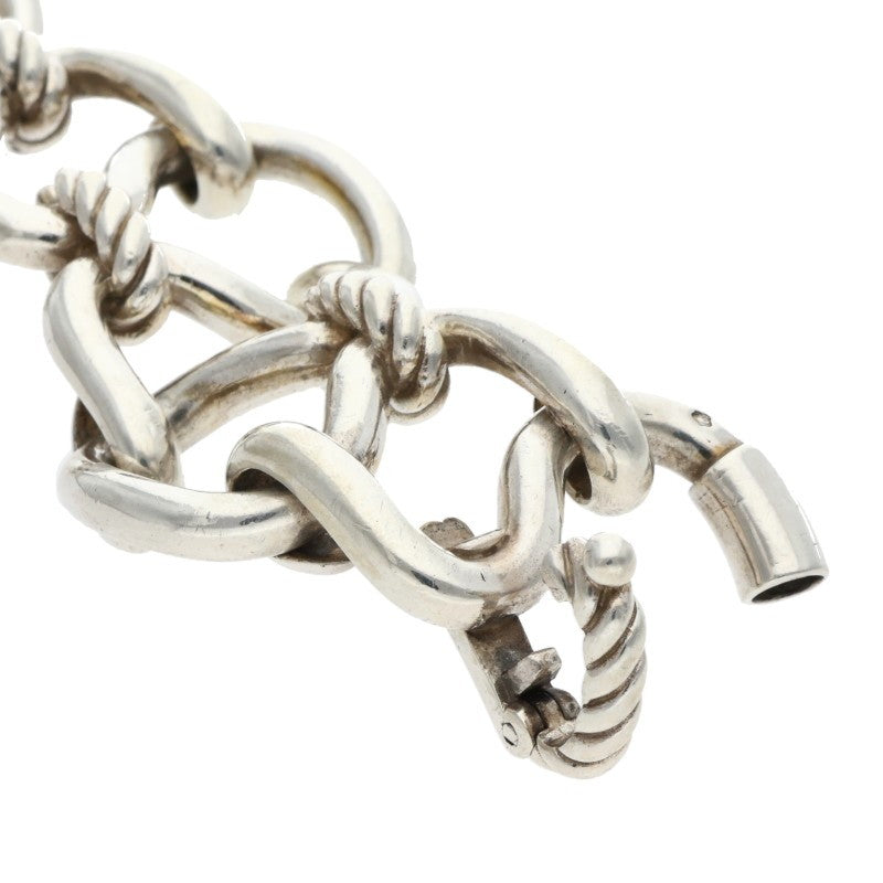 HERMES Arabesque Silver Bracelet Size ONE SIZE