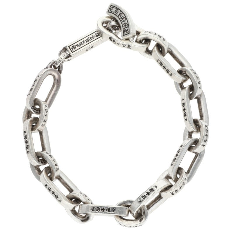 Chrome Hearts Paper E Chain Silver Bracelet Size ONE SIZE