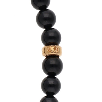 Chrome Hearts 22K 6mm CH Cross Bead Bracelet Size ONE SIZE