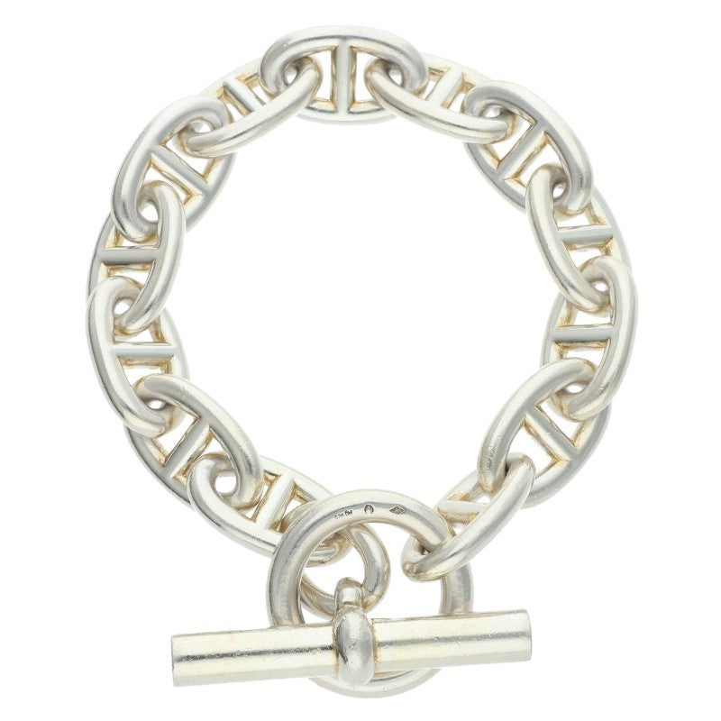 HERMES Chaine d'Ancre TGM Silver Bracelet Size ONE SIZE