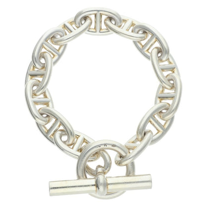 HERMES Chaine d'Ancre TGM Silver Bracelet Size ONE SIZE
