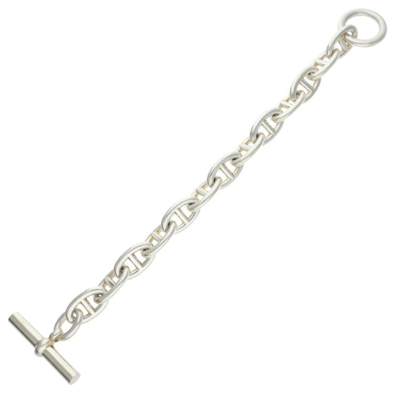 HERMES Chaine d'Ancre TGM Silver Bracelet Size ONE SIZE