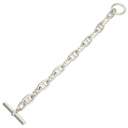 HERMES Chaine d'Ancre TGM Silver Bracelet Size ONE SIZE
