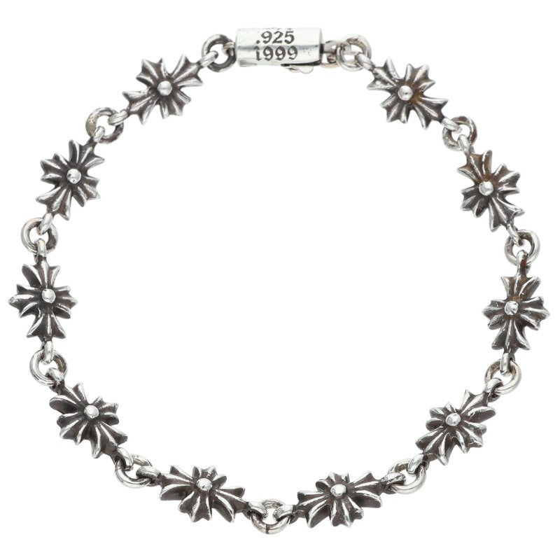 Chrome Hearts Tiny ECH Plus Silver Bracelet Size 10LINK
