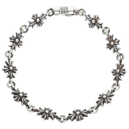 Chrome Hearts Tiny ECH Plus Silver Bracelet Size 10LINK