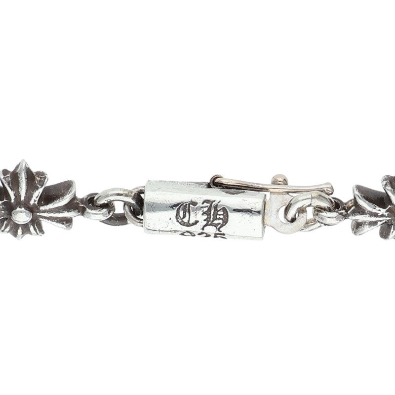 Chrome Hearts Tiny ECH Plus Silver Bracelet Size 10LINK