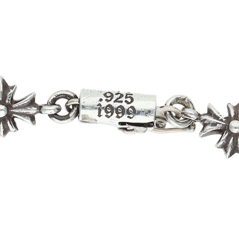 Chrome Hearts Tiny ECH Plus Silver Bracelet Size 10LINK